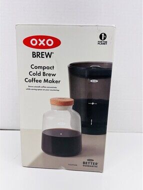 OXO Brew Compact Cold Brew Coffee Maker- No Glass Carafe